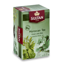 SULTAN, GREEN MARROCAINE TEA WITH MINT, 20 UNITS