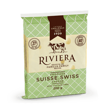 RIVIERA, LACTOSE-FREE SWISS CHEESE, 200 G
