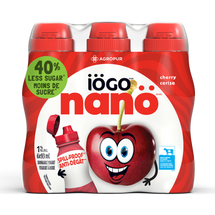 IOGO, NANO YOGHURT DRINK 1% CHERRY, 6X93 ML