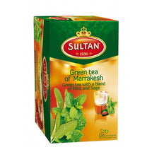 SULTAN, HOSPITALITE DE MARRAKECH GREEN TEA WITH MINT AND SAGE, 20 UNITS