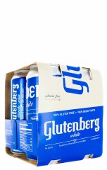 GLUTENBERG, CERVEZA BLANCA, 4X473 ML