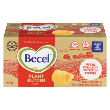 BECEL, BEURRE SALÉE BASE DE PLANTE 454g