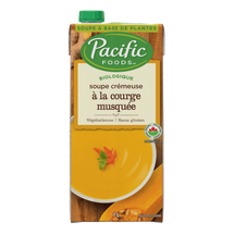 PACIFIC FOODS, SOUPE CREMEUSE COURGE MUSQUEE BIOLOGIQUE, 1L