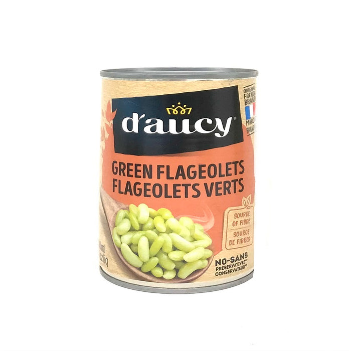 D'AUCY, FLAGEOLETS VERTS, 398 ML