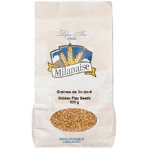 MILANAISE, GRAINES DE LIN DORE BIOLOGIQUE, 500G