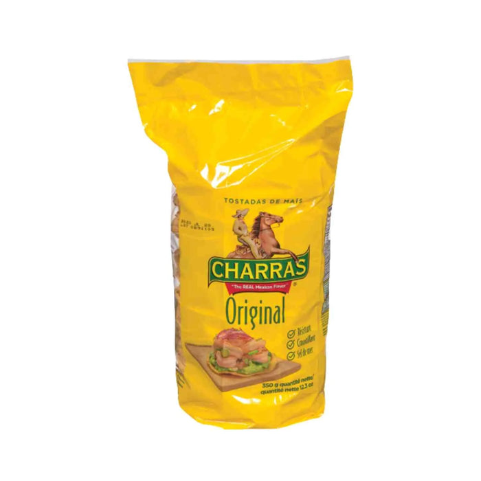 CHARRAS, TOSTADAS DE MAIS ORIGINAL, 350G