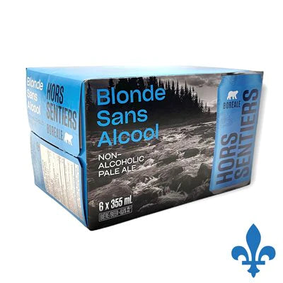 BOREALE BLONDE SANS ALCOOL 6 X 355 ML