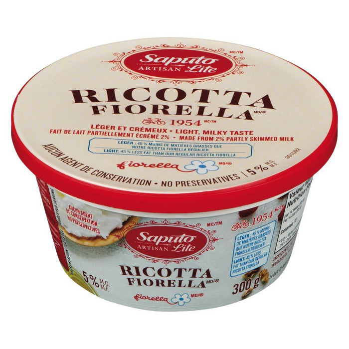 SAPUTO LIGHT RICOTTA WHOLE MILK 475 G