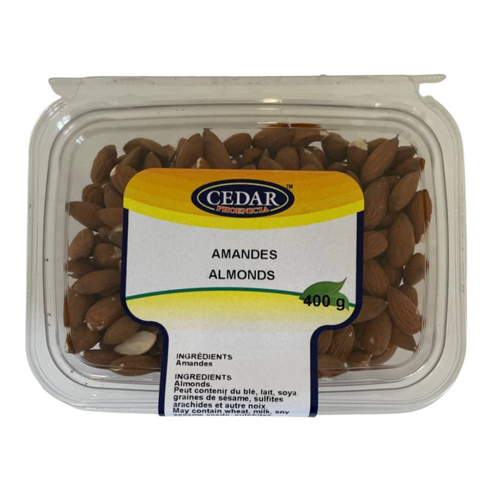 CEDAR, AMANDES NATURELLES, 400G