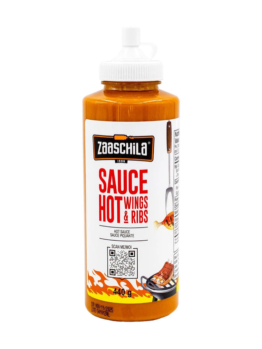 ZAASCHILA, SAUCE HOT WINGS & RIBS 440G