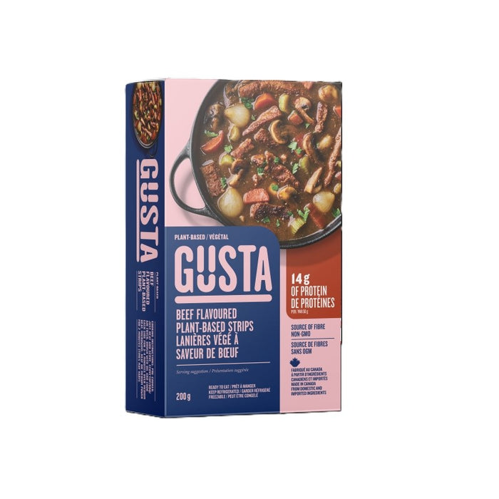 GUSTA, MONTREAL VEGAN WHEAT SAUSAGE, 350G