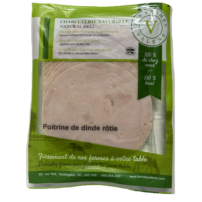 LES FERMES VALENS, ORGANIC ROASTED TURKEY BREAST, 1 PACK