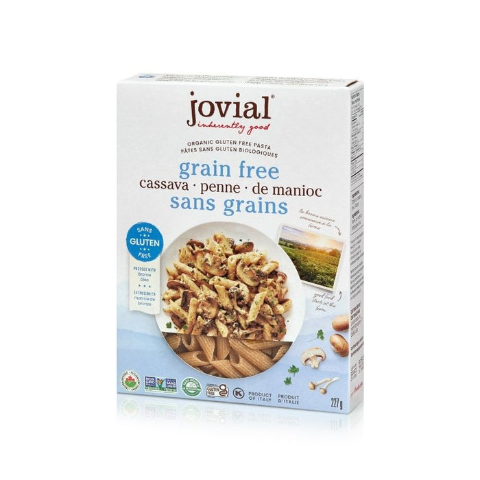 JOVIAL, PÂTES DE MANIOC PENNE SANS GRAINS, 227 G