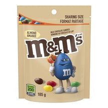 M&MS, BONBONS CHOCOLAT LAIT AMANDE ,FORMAT PARTAGE, 185G