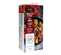 ILIOS, BOUILLON DE BOEUF BIOLOGIQUE, 946ml