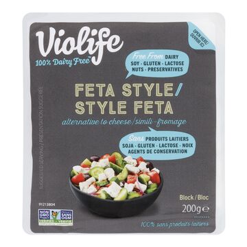VIOLIFE, SIMILI-FROMAGE STYLE FETA BLOC, 200G