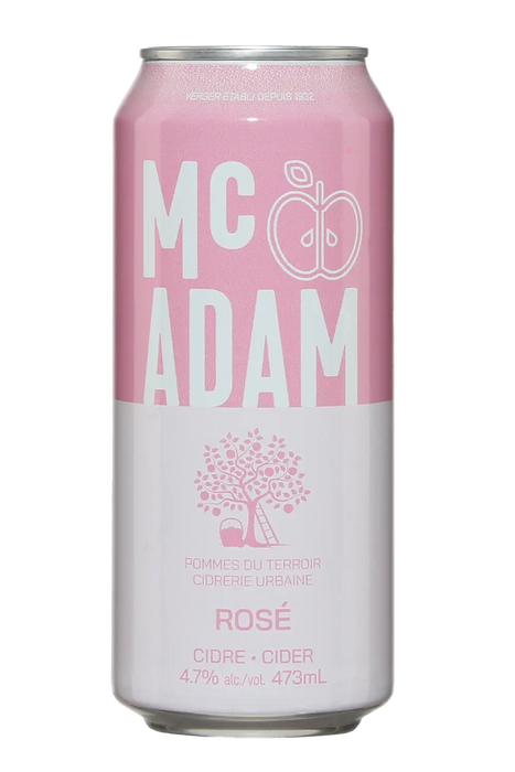MCADAM, ROSÉ URBAN CIDER 4.7%, 473ML