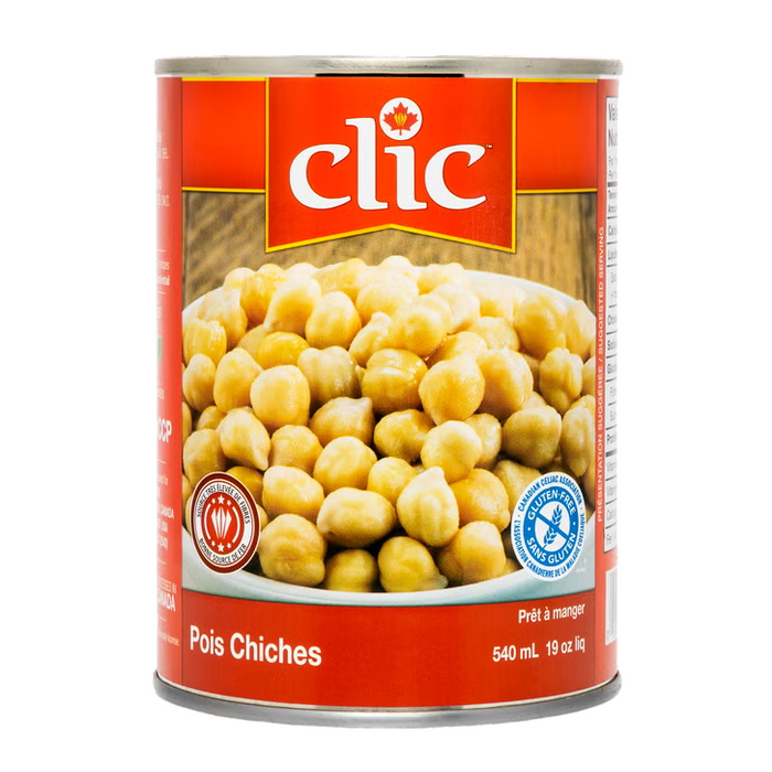 CLIC, POIS CHICHES, 540 ML