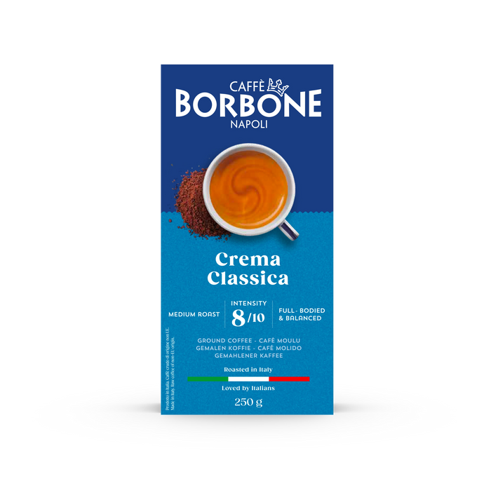 CAFFE BORBONE, CREMA CLASSICA MOULU, 250G