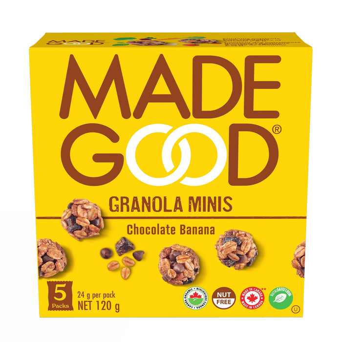 MADE GOOD CHOC BANANA GRANOLA BITES 5x24 G