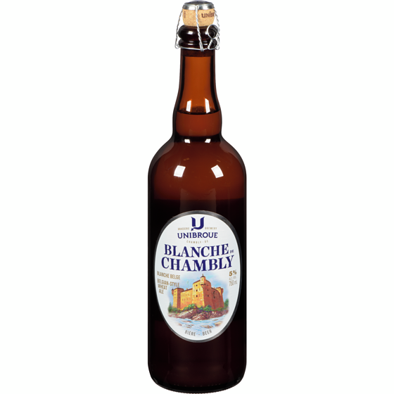 UNIBROUE, BIÈRE, BLANCHE DE CHAMBLY, 5%, 750 ML