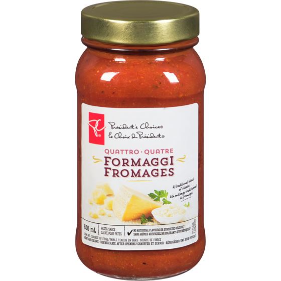 COMP SAUCE PATES 4 FROMAGES 650 ML