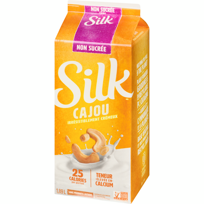SILK, BOISSON DE CAJOU ZÉRO SUCRE 1.89L