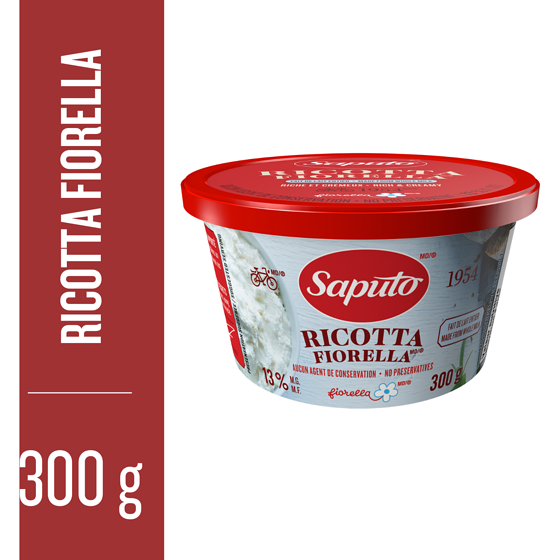 SAPUTO, RICOTTA FIORELLA 13%, 300G