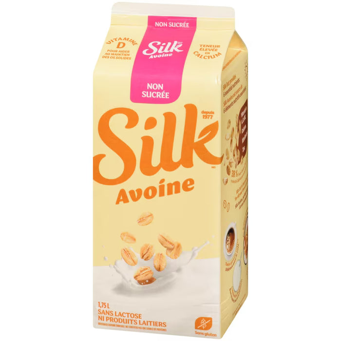 SILK, BOISSON D'AVOINE ZÉRO SUCRE 1.75L