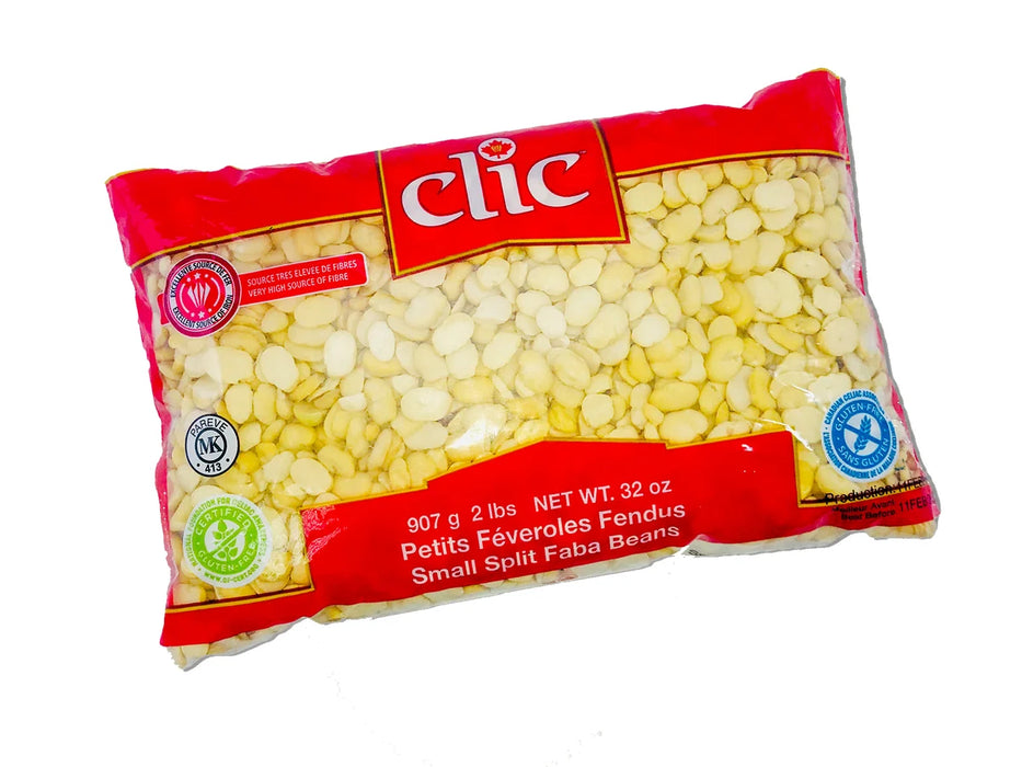 CLIC, PETITS FÉVEROLES FENDUES, 907 G