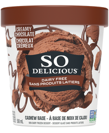 SO DELICIOUS, DESSERT GLACE A BASE DE NOIX DE CAJOU CHOCOLAT, 500ml