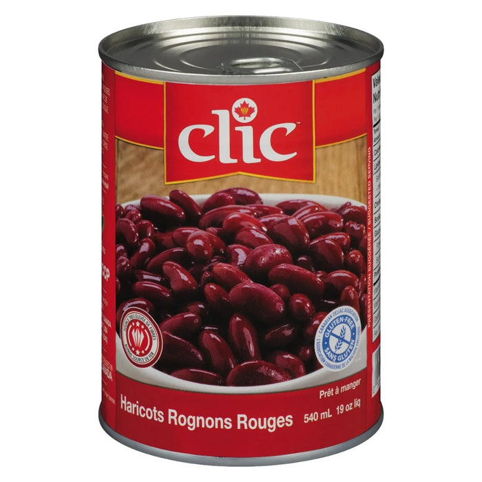 CLIC, HARICOTS ROGNONS ROUGES, 540ML