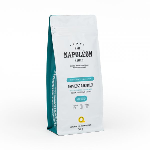 CAFÉ NAPOLEON, ESPRESSO GARIBALDI MI-CORSÉ MOULU, 340G