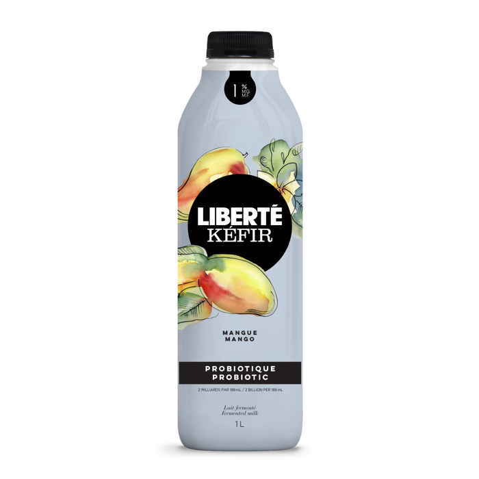 LIBERTÉ, KÉFIR 1% PROBIOTIQUE MANGUE, 1L
