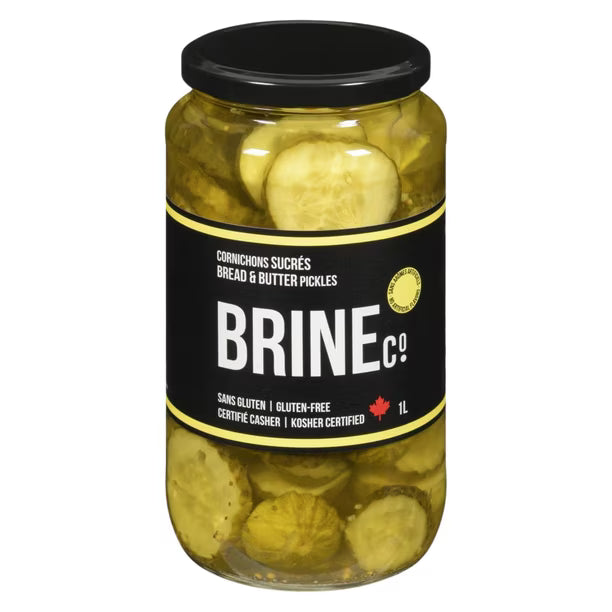 BRINE.CO CORNICHONS SUCRÉS 1L