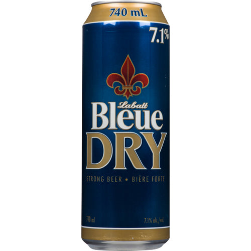 LABATT BLEUE DRY 10.1% 740ML