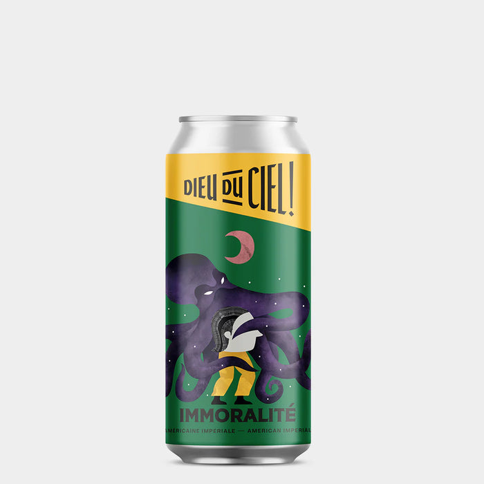 DIEU DU CIEL, IMMORALITÉ, BIÈRE IPA AMÉRICAINE IMPÉRILAE 9.3%, 473ML