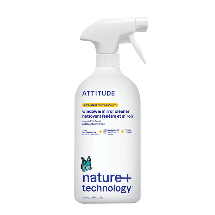 ATTITUDE GLASS AND MIRROR CLEANER, 800 ML