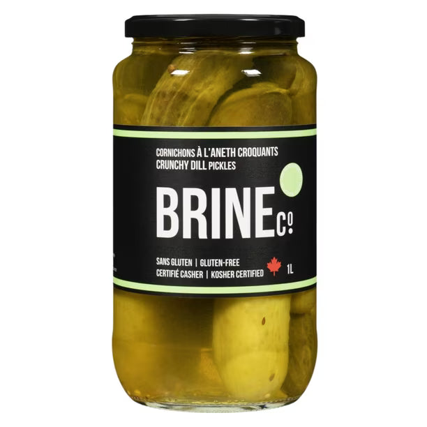 BRINE.CO CORNICHONS À L’ANETH CROQUANTS 1L