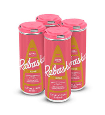 RABASKA, CIDRE ROSÉ 5.6%, 4X355 ML