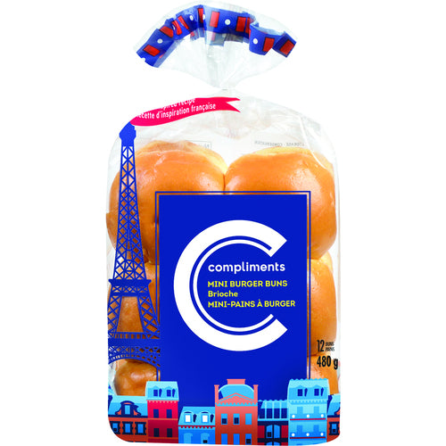 COMP PAIN MINI BURGER BRIOCHE 4x120 G