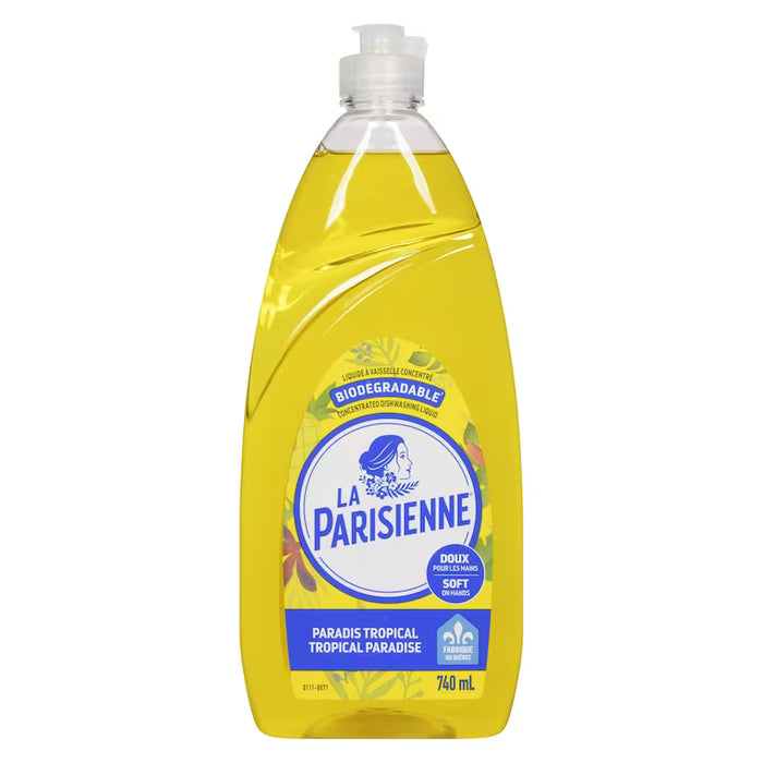 LA PARISIENNE, LIQUID DISH DETERGENT GREEN APPLE 740 ML