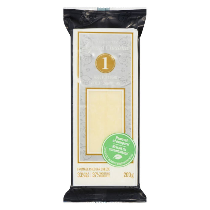 AGROPUR, FROMAGE GRAND CHEDDAR 1 AN, 200 G