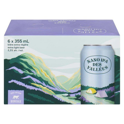 BOREALE NANO IPA DES VALLÉES CAN 6x355 ML