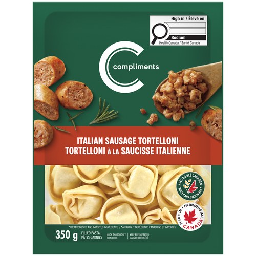 COMP.TORTELLINI SAUCISSE ITALIENNE 350G