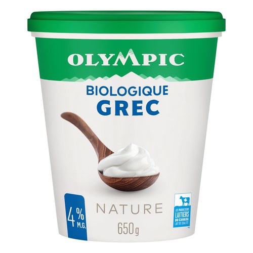 OLYMPIC YOGOURT GREC 4% BIO 650 G