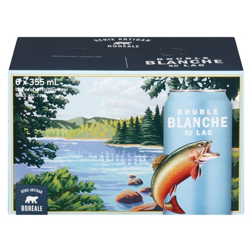 BOREALE DOUBLE BLANCHE DU LAC CAN 6x355 ML