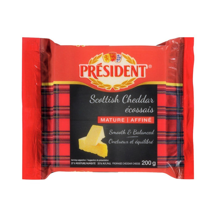 PRESIDENT CHEDDAR ECOSSAIS AFFINE 200g