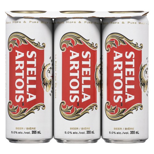 STELLA ARTOIS BIERE CAN 6x355 ML