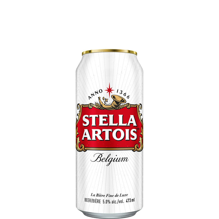 STELLA ARTOIS BELGIUM 5% BIERE CAN 473 ML